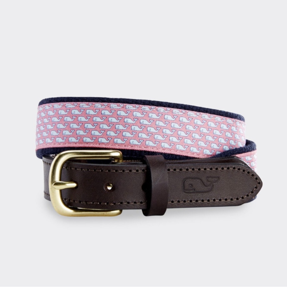 Vineyard Vines Boys' Vineyard Whale Club Belt